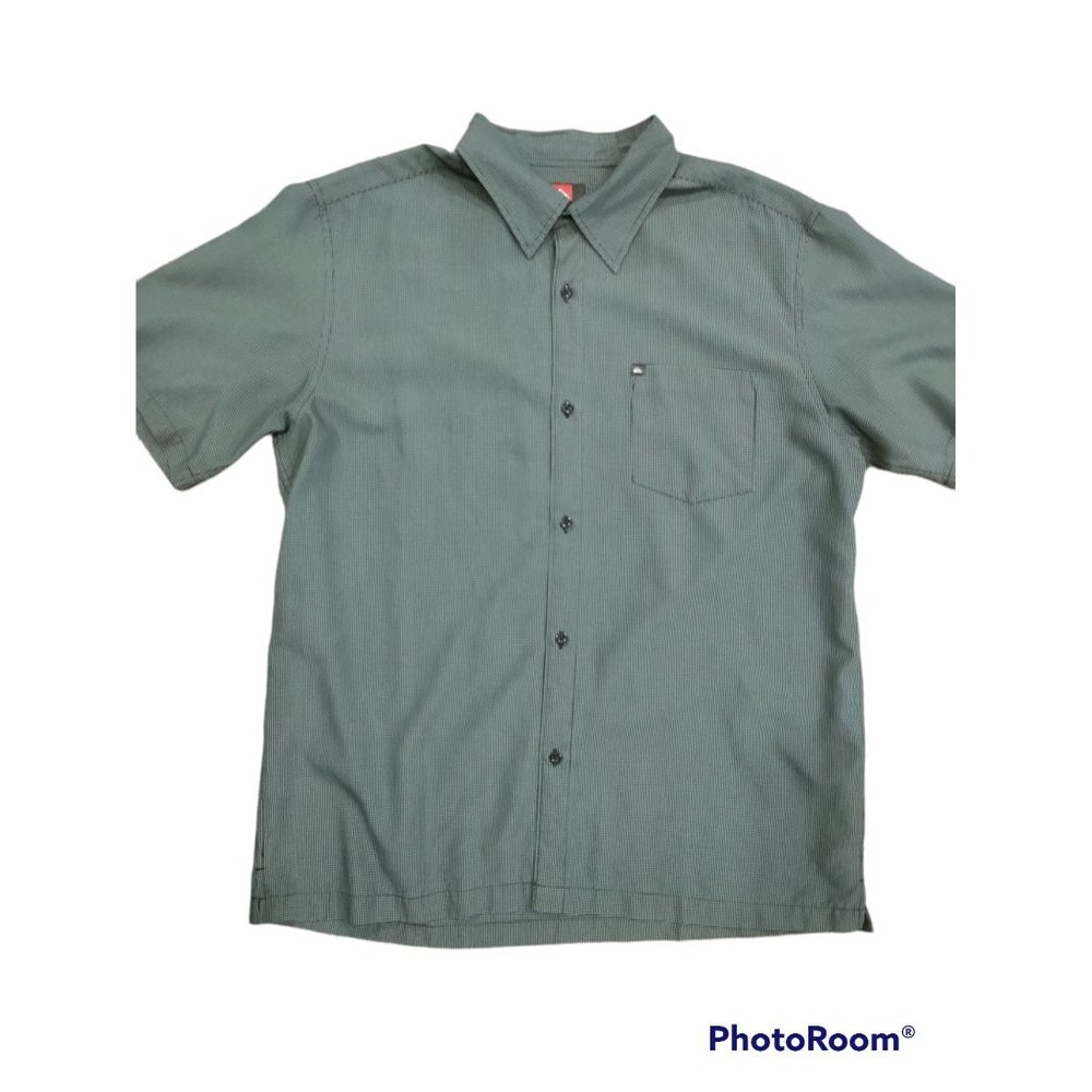Quick Silver Men's Button Front Shirt Size Large